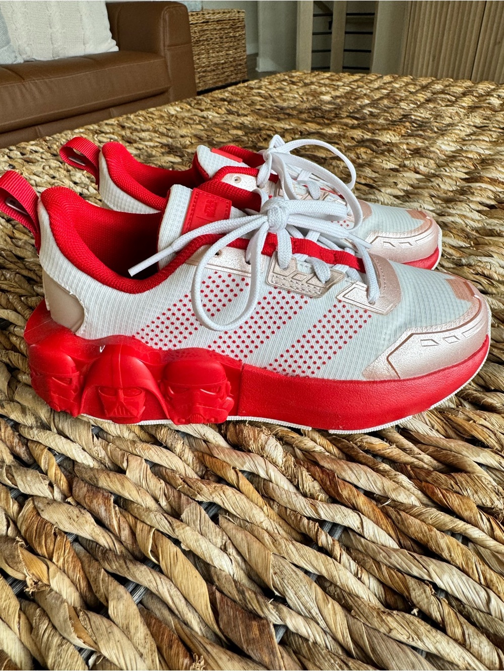 Kids Size 1 Adidas x Disney Sneakers - Star Wars